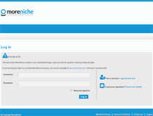 Tablet Screenshot of affiliates.moreniche.com